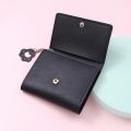 New Women Wallet Cute Cat Short Wallet Leather Small Purse Girls Money Bag Card Holder Ladies Female Hasp. 