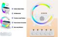 WTK - BT 2301 GLamp 500 G-Shaped Smart LED Lamp - RGB Color Changing, Bluetooth Speaker, Wireless Charging, Touch Controls - Modern Home and Office Lighting. 