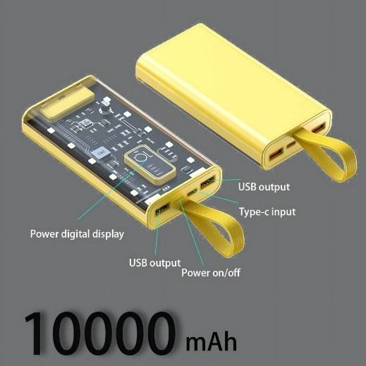 66W J Cell Super Fast Charge Power Bank 10000mAh Portable External