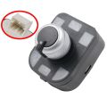 Electric Side Mirror Knob Mirror Adjust Control Switch for -Audi A2 A3 A4 A6 A8 Q7 TT R8 4F0959565A. 