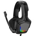 ONIKUMA K20 RGB Gaming Headset Surround Sound With Noise Cancelling Mic & Volume Control for PS4, Xbox One, Switch, PC - Black. 