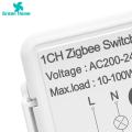 Green Home Smart Breaker Relay Status Setting Smart Timer Schedule Breaker. 