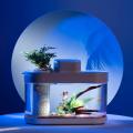 Xiaomi Geometry Amphibious Eco Fish Tank Pro Automatic Timing Feeding Wifi Smart Box Work With Mijia Full Color Gamut Lighting. 
