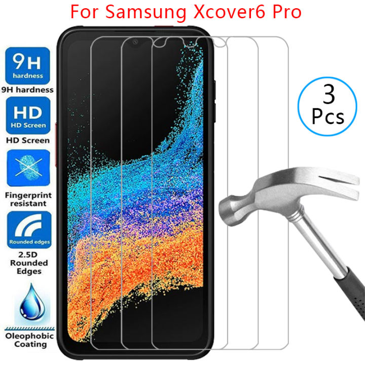 tempered glass for samsung galaxy xcover6 pro phone case on xcover x cover cover6 6 6pro xcover6pro procase back 360 galxy glaxy