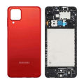 Samsung Galaxy A12 Complete Replacement Back Body Casing Housing Kit For Samsung A12 - Red. 