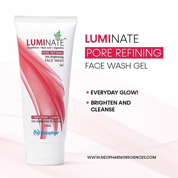 Gel Luminate Pore Refining Face Wash 100ml | glutathione and kojic acid |  Daraz.pk