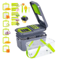 22 in 1 Vegetable Slicer Chopper Vegetable Cutter with 13 Blades, with Container Cutter Egg Slicer Cheese Grater Veggie Dicer And Onion Mincer Chopper. 