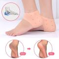 Silicone Gel Heel Pad Socks For Pain Relief And Anti Crack Heel 1 Pair Heel Cups Heel Guards Heel Protectors Heel Sleeves For Relieve Heel Pads Cushion Heel Pain, Heal Dry Cracked Heels, Achilles Tendinitis, For Men & Women. 
