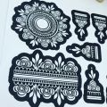 mehndi sticker full arabic tikki kalai designs. 