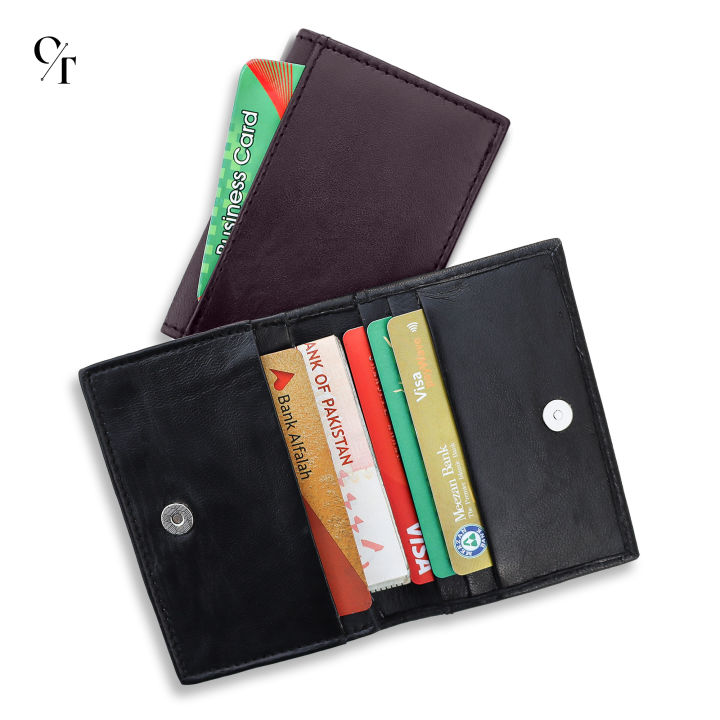 Premium Quality Slim and Smart Classy Sheep Leather Wallet and Card Holder Purse for Men and Boys | Stylish, Pocket-Friendly Wallet for men Leather Gift for Men - OON TOP