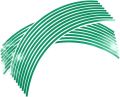 Universal Reflective Wheel Stickers Rim Stripe Decal Tape-Reflective Rim Tape Wheel Stripe Decal Trim For Motorcycle Wheel. 