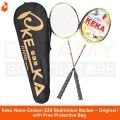 Keka Nano-Carbon 533 Professional Badminton Racket Set | World-Class Performance | No-Joint Carbon Frame | Smash Power. 