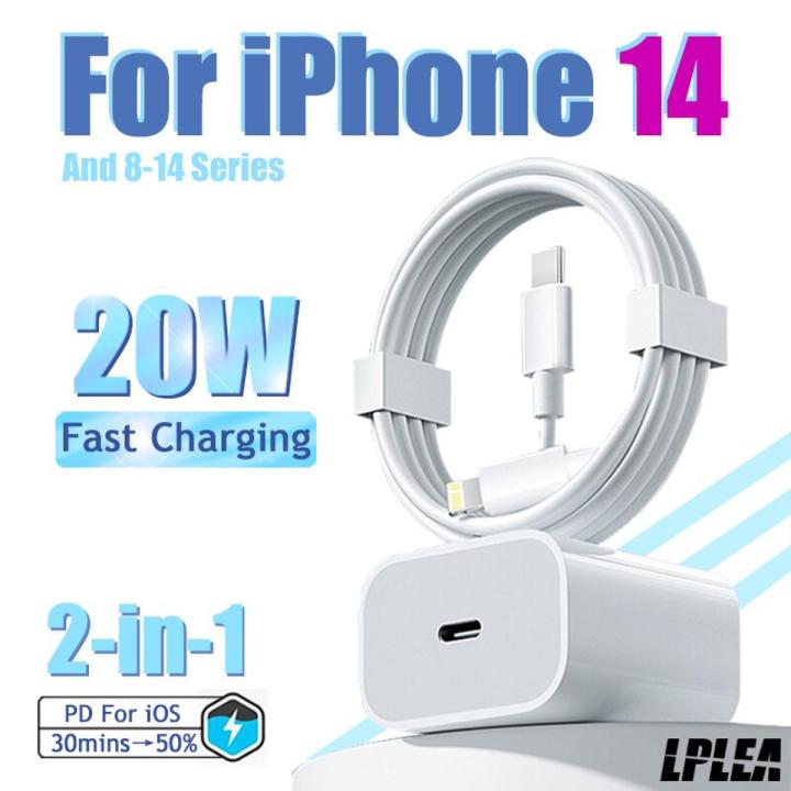 For iPhone 14 Fast Charger PD 20W Super Fast Charging For iPhone 14/13/12/11/11 Pro/11 Pro Max/X/XS/XR/8/8 Plus, iPhone SE, iPad Pro and More Series For iPhone Charger USB C Tpye C to Lighting Cable