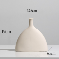 Northern Europe ins Mil fan vase creative home wedding festive decoration living room porch arts and crafts decoration. 