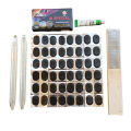 Bicycle Flat Tire Repair Kit Tool Set Fetal Portable 48 Rubber Patch Best Quality motorcycle/bike/cycle tyre puncture kit. 