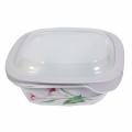 CORELLE® 1.41L Square Baking Dish w/ Glass Lid & Plastic Lid. 