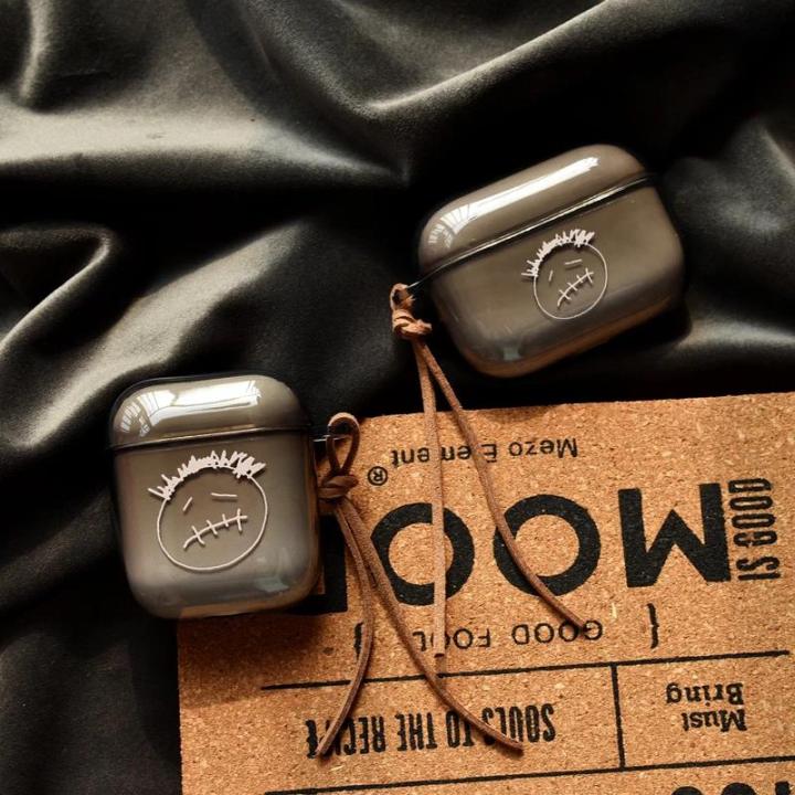Rapper Travis Scott Case for Airpods 2 3 Generation Shell Cover for Apple Airpods Pro Earphone Protective Air Pods Translucent