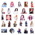 52 pieces of blackpink personality star peripheral luggage, scooter, car, laptop decorative stickers. 