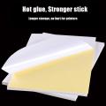 25 Sheets A4 White Self Adhesive Sticker Label Glossy Surface Paper Sheet for Inkjet Printer Copier Craft Paper. 