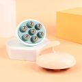 7 Balls Roller Body Massage Glove Anti-Cellulite Muscle Pain Relief Relax Bath Massager For Neck Back Shoulder Face Lift Tools. 