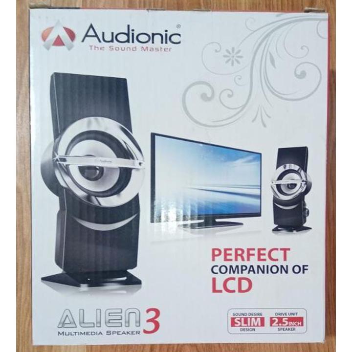 ALIEN-3 AC POWER 2.0 SPEAKER Mobile Portable Speakers Solid Stereo Sound Audionic Octane U-25 AUX USB 2.0 Speakers
