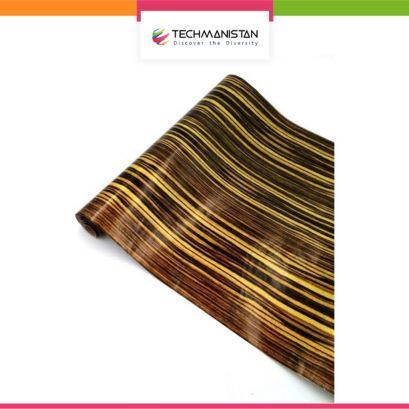 Techmanistan Self Adhesive Wood Grain Furniture Stickers Wallpaper Cabinets Gloss Film - 45x200 cm