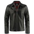 Layer Cake Daniel Craig Black Leather Jacket - Stay Stylish And Warm With This Premium Quality Black Leather Jacket. 