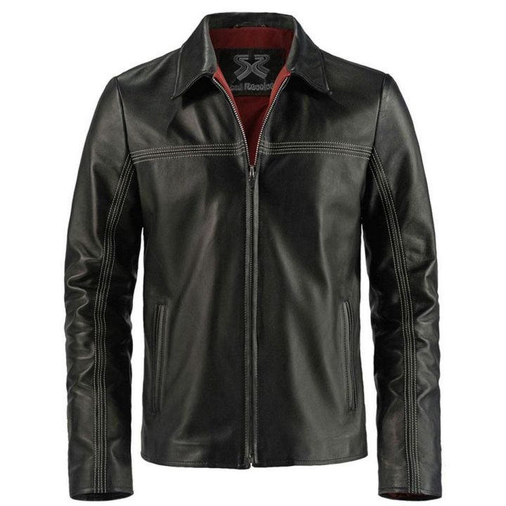 Layer Cake Daniel Craig Black Leather Jacket - Stay Stylish And Warm With This Premium Quality Black Leather Jacket