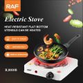 RAF / Sokany Electric Infrared Cooker for Frying and Cooking 1000 watts Adjustable Heat and watts with Timer Home Kitchen Electric Stove Hot Plate Iron Burner Cooker Coffee Heater Household Cooking Appliances electric stove winter gadgets best in pakistan. 