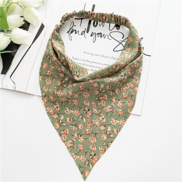 Silk Bandana Top Tube Scarf Bandana for Women Elegant Vintage Headband Neck Hair Tie Head Scarf
