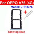 For OPPO A76 A77 A77s A78 4G 5G (2022) A83 (2018) SD Card Slot Adapter Sim Card Tray Holder Reader Replacement Repair Parts. 