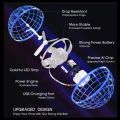 Gyrosphere Flying Ball Nova Spinner Toy for Boys Girls Gifts, Hand Controlled Mini Drone, Cool Boomerang Spinner,Magic Hover Orb with LED Lights for Kids Teens Adults Indoor Outdoor Birthday Fun - Blue. 