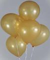 Pack of 30 Latex Balloons - Golden and Silver. 