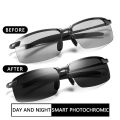 Change Color Photochromic Sunglasses Men Polarized Chameleon Glasses Male Sun Glasses Day Night Vision Driving Eyewear Gafas. 