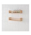 IKEA Bekväm Spice Rack - Multi Purpose Wooden Kitchen Shelf - Birch Color Made of Wood. 