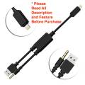 Fit Interface for BMW & Mini Ipod IPHONE 6 7 8 X XS XR Audio USB Cable Aux Adapter. 
