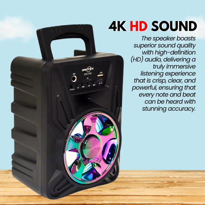 Original%20Portable%20Bluetooth%20Wireless%20Speaker%20With%20FREE%20Microphone%20~%20Rechargeable%20Big%20Sound%20System%20Loud%20Speaker%20with%20Mic%20~%20High%20Stereo%20Bass%20&%20Woofer%20Home%20MP3%20Player%20Mobile%20Speaker%20for%20PC%20Computer%20&%20Laptop%20~%20Support%20USB,%20SD%20Card,%20FM%20Radio%20~%20FunBug%20-%20Image%208
