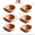 Clay Pot Diya (Chiragh) Pack of 6 - Small Dia. 