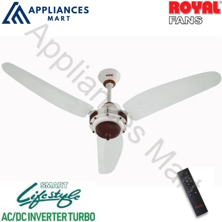 Royal%20Fans%20AC/DC%20Inverter%20Ceiling%20Fan%20Imperial%20Model%20Remote%20Control%20Copper%20Winding%2056%20Inches%20Off%20White%20Pine%20-%20Image%204