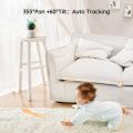 Baby Monitor 2K WiFi Baby Camera Via Screen and App Control, Temper& Humidity Sensor, Night Vision. 