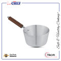CHEF 14 cm Metal Finish Aluminum Milk Pan/ Sauce Pan for Tea - MP-00. 