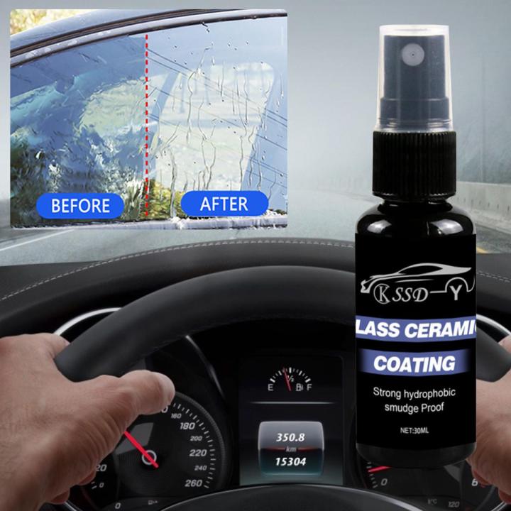 30/50ml Car Windows Glass Hydrophobic Coating Spray Agent Glass Car Windshield Windscreen Water Water Flooding Rainproof Agent