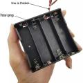 Battery Holder 18650 3.7v Lithium-ion cell Holder / Clips case / box cell box for DIY Projects or Making Your Own Powerbank hot sale - Black. 