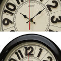 Hitco Round Wall Clock Emboss Number - 13.5x13.5" Stylish Wall Clock For Office and Homes -  Decorating Items for Home - Step Movement Fancy Wall Clock. 