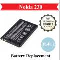 Nokia 230 Battery Replacement BL-4UL For Nokia 230 1200mAh - Black. 