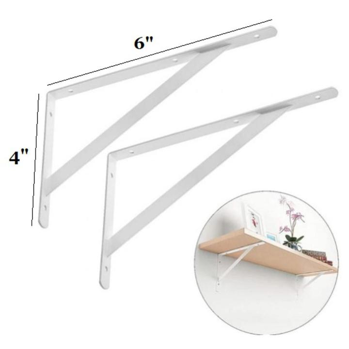 L-type Bracket Wall Metal Support Angle Bracket Shelf Wall-mounted Rack Partition Shelf Shelf Bookshelf Brackets