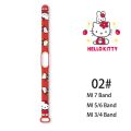 Sanrio Hello Kitty Kawaii for Mi Band 3 4 5 6 7 Wristband Strap Cartoon Cute Printing Silicone Sports Watch Wristband Decoration. 