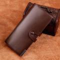 Yuandeli Men’s Long PU Leather Wallet – Business Slim Card Holder. 