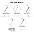 Dynamic Life 6Pcs Ear Wax Cleaning Kit with Box, Ear Cleaning Tool Set, Curette Remover, Ear Spoon Spiral Earpick Set, Wax Removal Kit, Spring Earwax Cleaner Tool, Reusable Ear Cleaner for Children and Adult. 