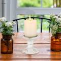 Decorative Candle Stand Wooden Table Candle Holder for Bar Dining .9x9.9x9.9cm. 